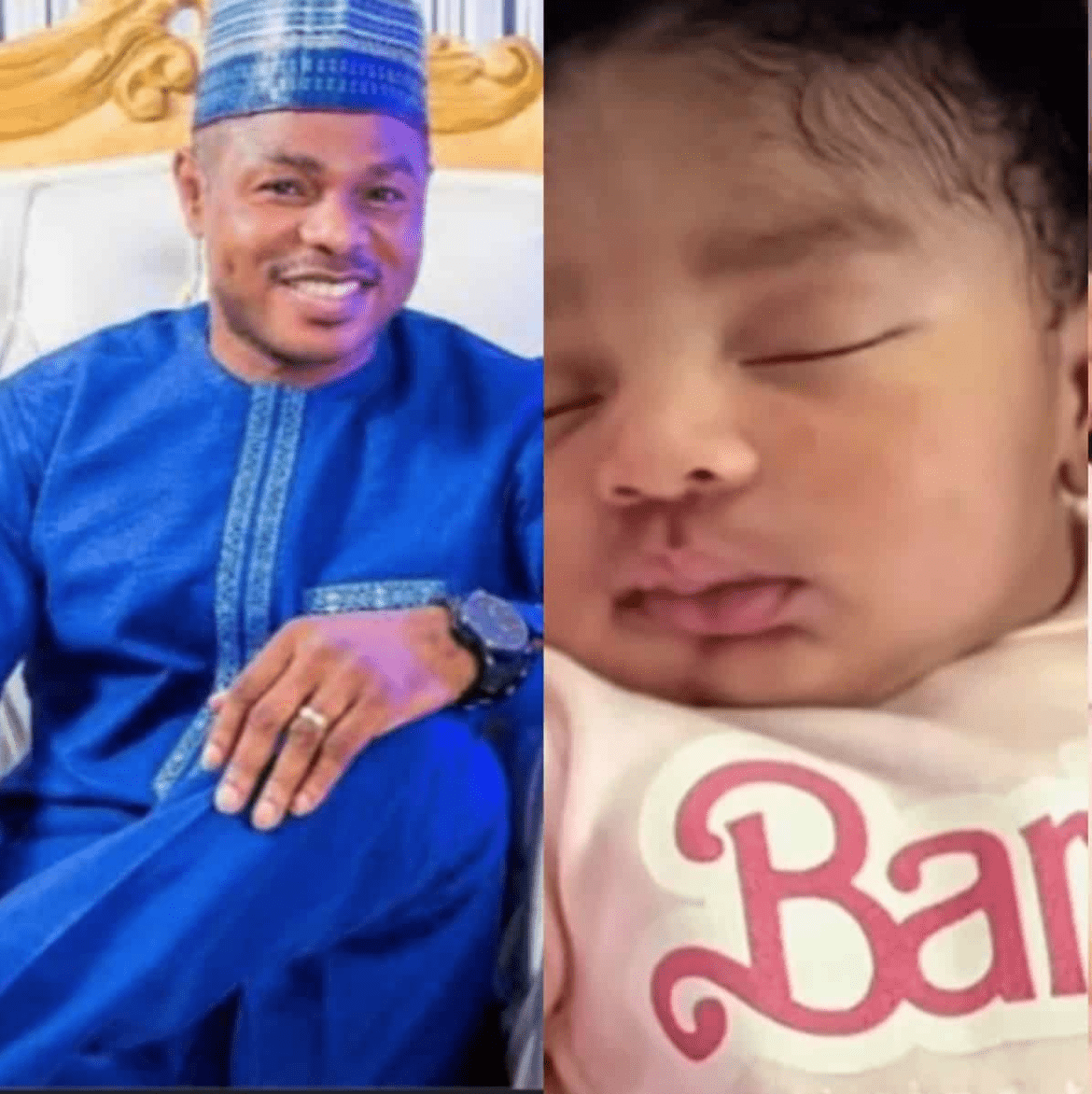 Gospel singer, Yinka Ayefele, wife welcomes baby girl (Photo)