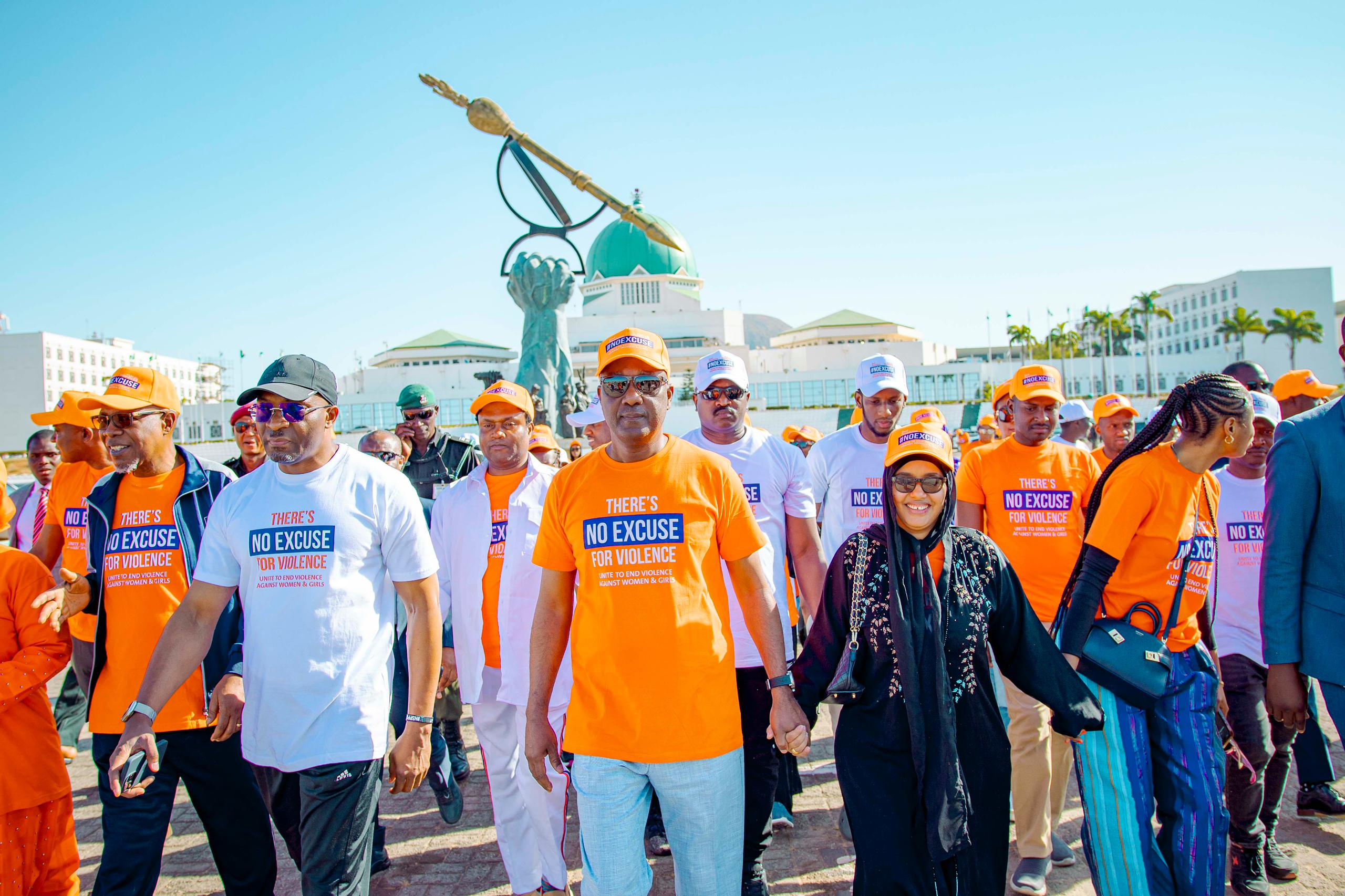 Speaker Abbas leads Reps on advocacy walk against gender-based violence
