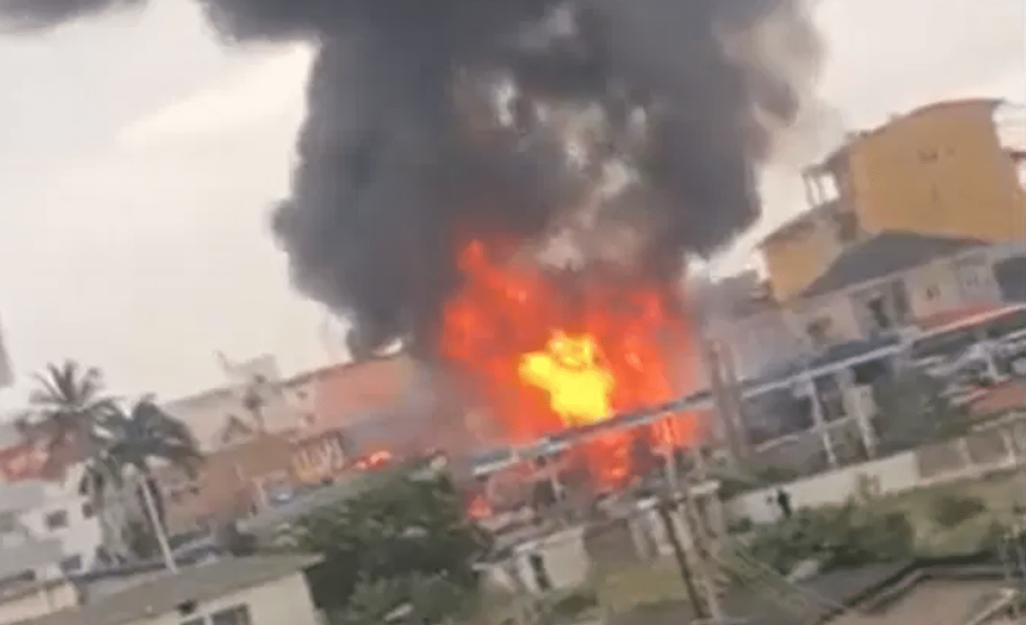 Just In: Fire guts Telecoms facility in Abuja