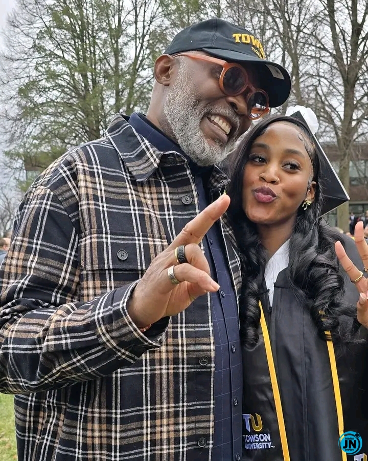 Veteran actor Richard Mofe-Damijo celebrates daughter as she graduates from university