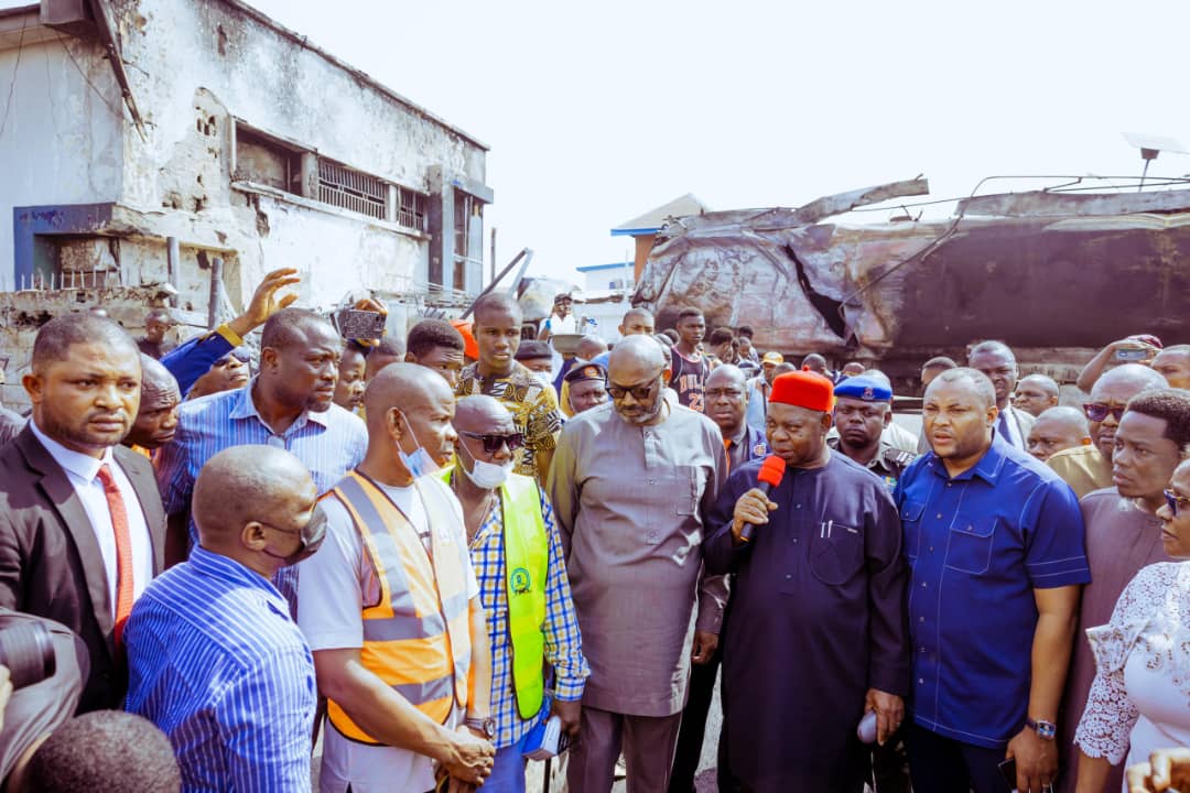 Oborevwori Assures Agbor Fire Victims Of Support+Photos