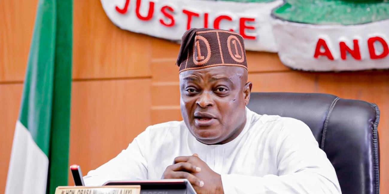 JUST IN: ‘I’ve resumed, I remain Speaker’ – Obasa takes over Lagos Assembly complex