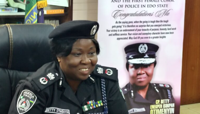 First female CP in Edo, Betty Otimenyin assumes duty