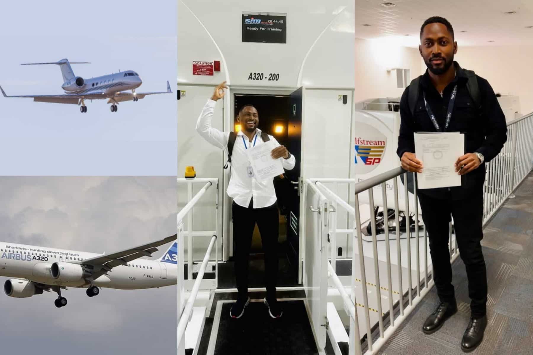 Fans react as BBNaija winner, Miracle gets licensed to fly Gulfstream