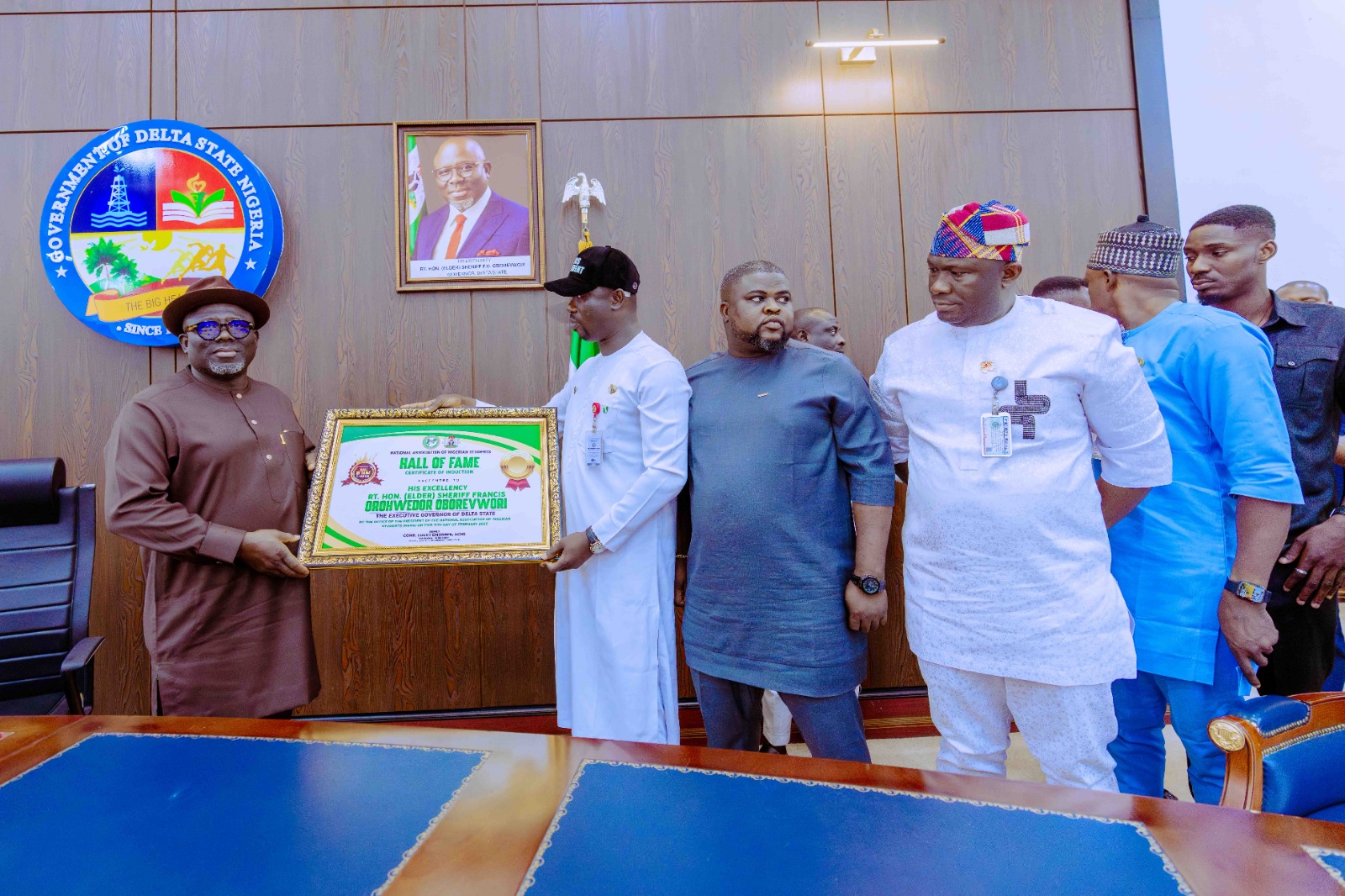 Monumental strides: NANS inducts Oborevwori into its Hall of Fame(Photos)