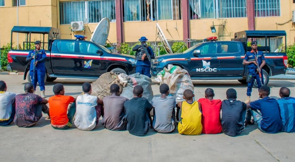 NSCDC nabs 12 Scavenger  in Abuja