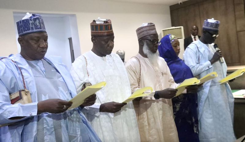 Borno swears in 5 new permanent secretaries