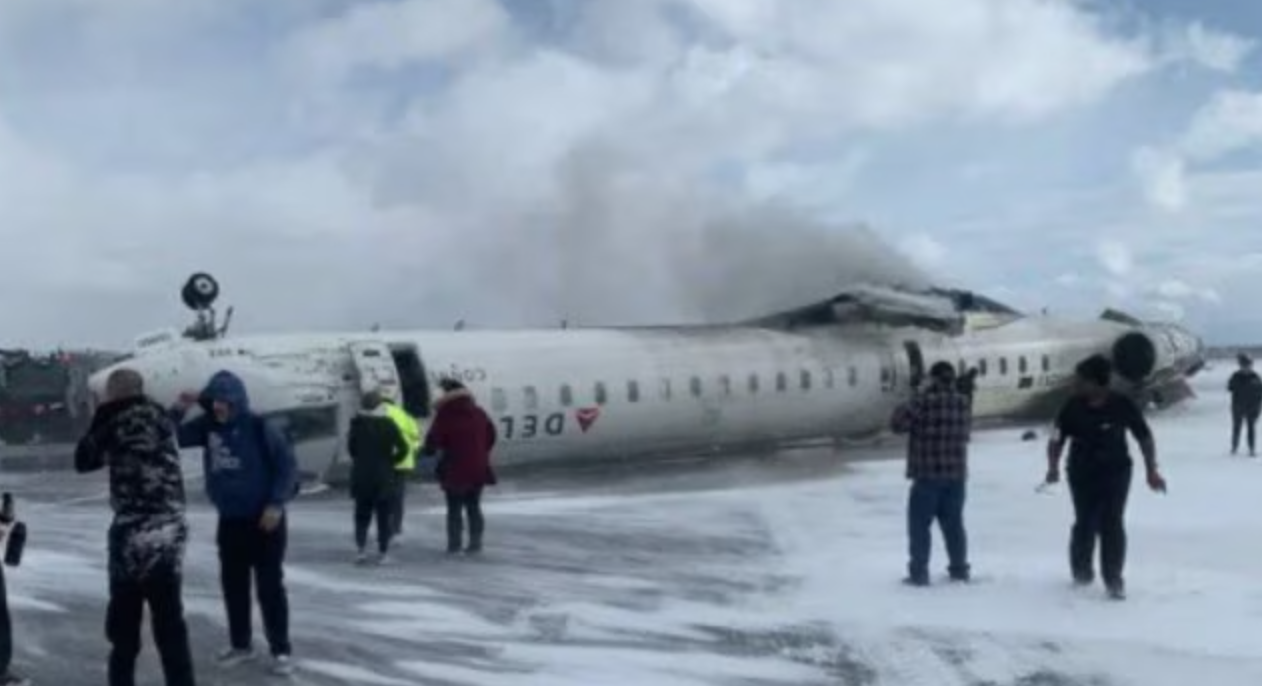 Many injured as Delta airlines crashes at Toronto airport