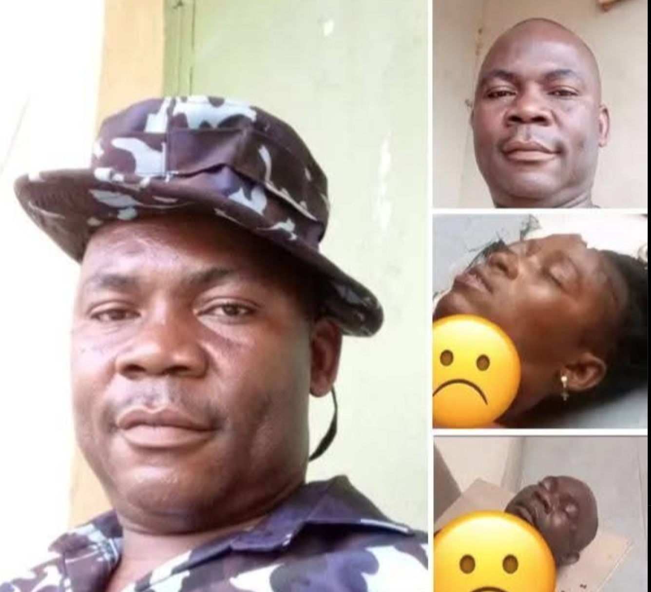 Photo: Nigerian couple hack each other to death over accusations of infidelity