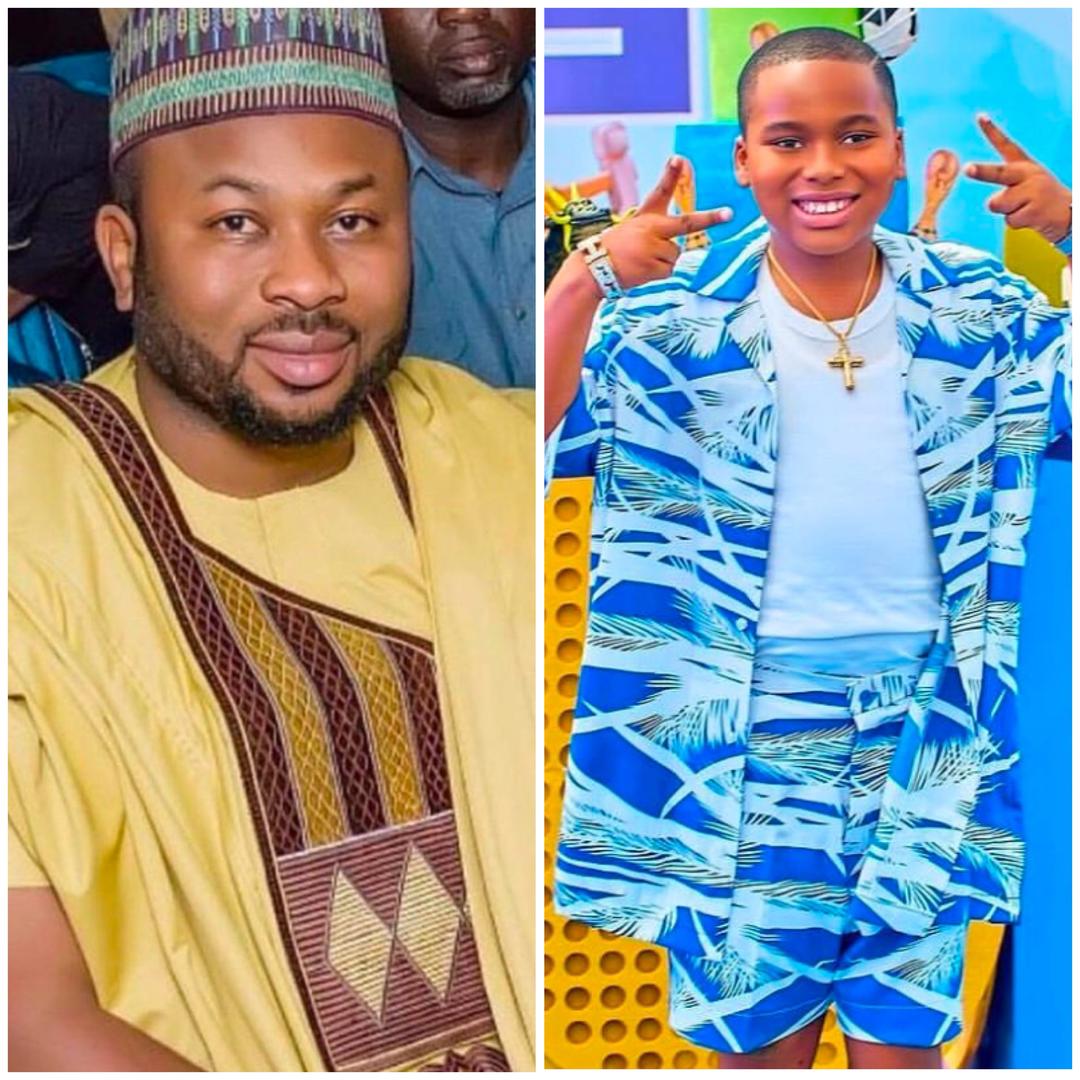 Tonto Dikeh’s ex husband, Churchill celebrates his first son, King Andre on 9th birthday