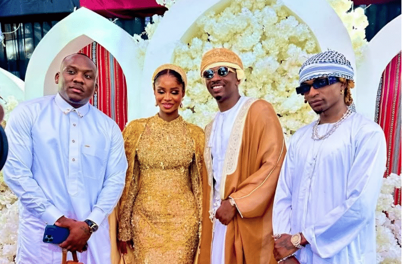 Father of Iyabo Ojo’s daughter absent, in wedding ceremony with Tanzanian lover (photo)