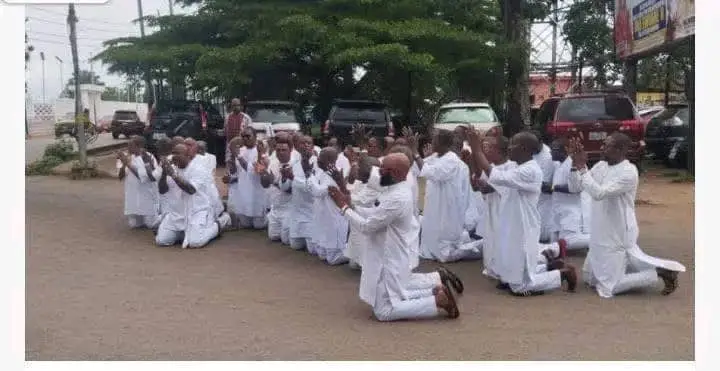 “You’re our personal god, pardon us,” suspended dukes beg Oba of Benin