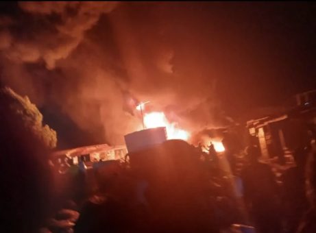 Just In: Fire guts popular Ibadan market