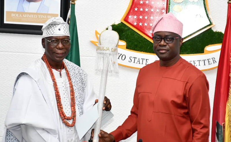 Oyo: Adegbola regains Staff of Office as Eleruwa after Supreme Court removal