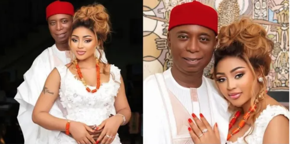 10,000 women by your right, 20,000 by your left, I will stand gidigba – Regina Daniels reconciles with husband, Ned Nwoko