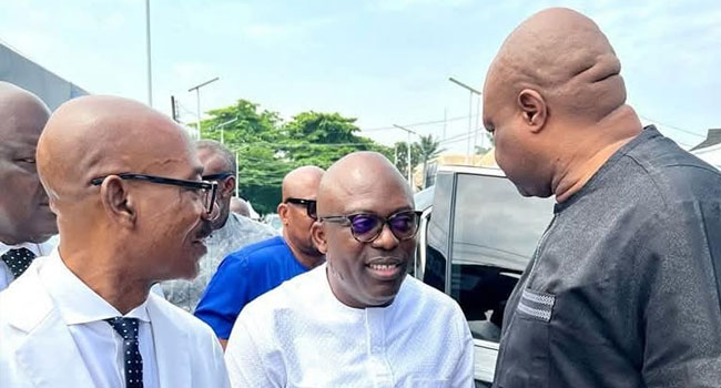 Gov Fubara quashes reports of Bayelsa relocation with first public appearance [Photos]