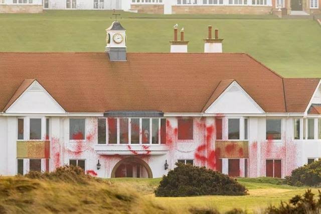 Gaza: Protesters damage Trump’s Golf Resort