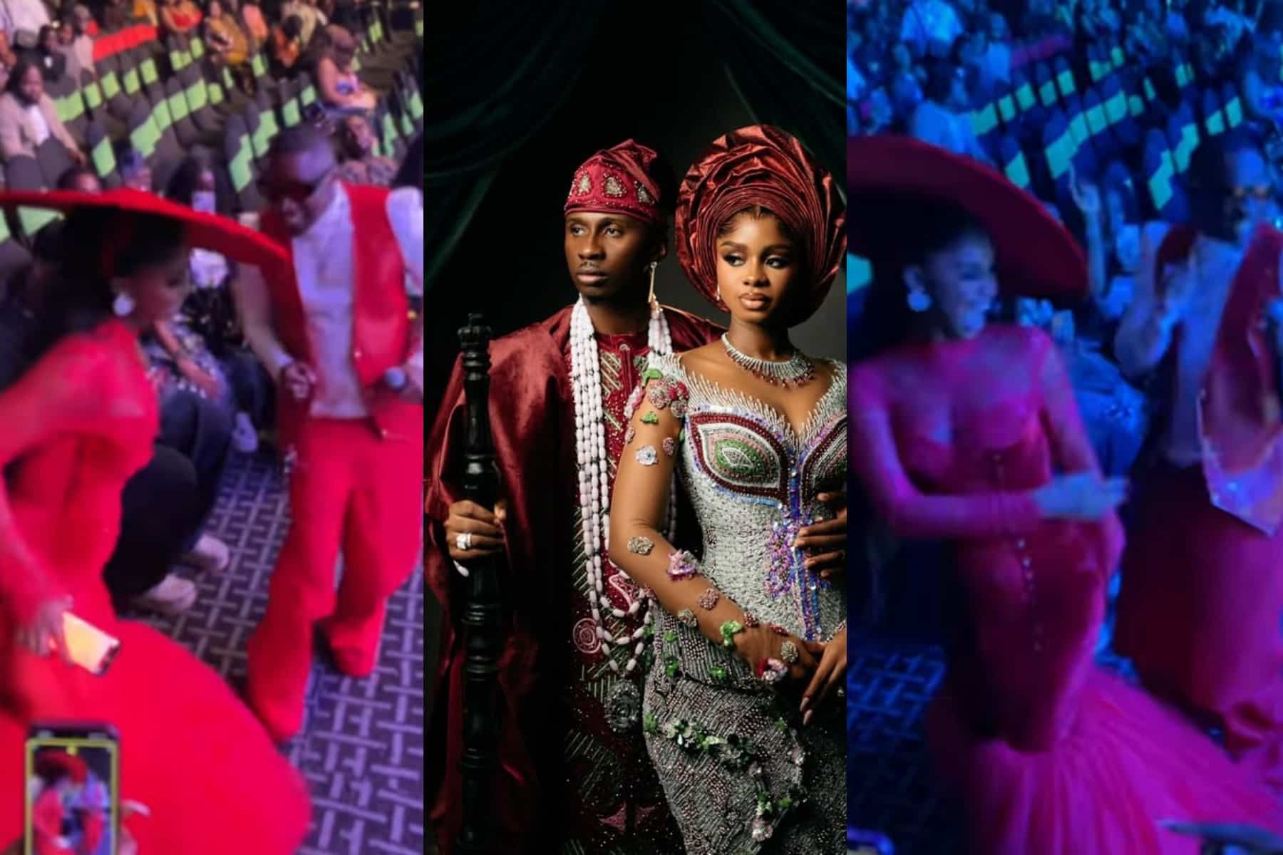 Priscilla Ojo sparks pregnancy rumors at 2025 Headies Award ceremony
