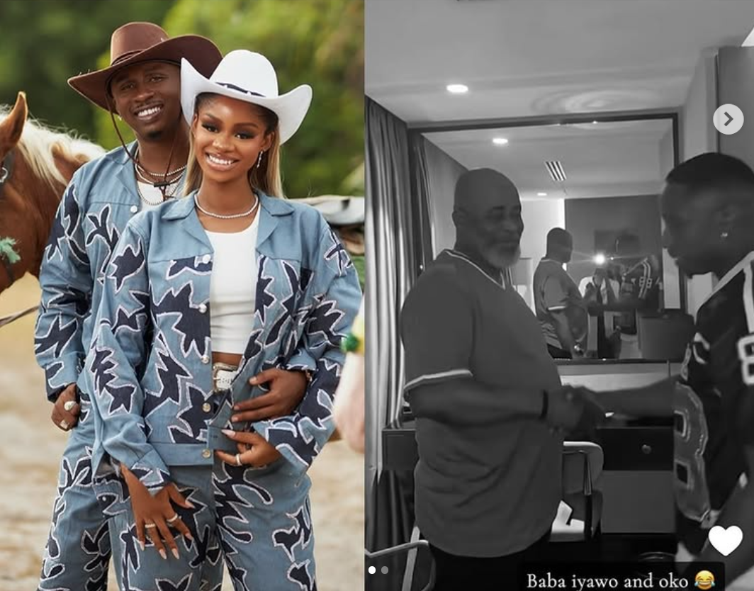 JP2025: See lovely video of Priscilla Ojo’s father bonding with husband ahead of wedding