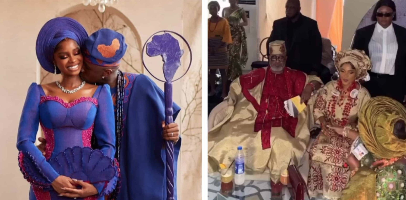 Iyabo Ojo, ex-husband reunite  for daughter traditional wedding (video)