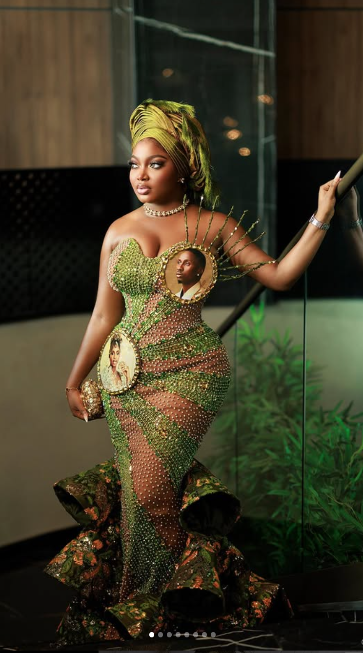 Why I placed Priscilla Ojo’s husband’s photo on my chest in wedding outfit – Papaya Ex breaks silence