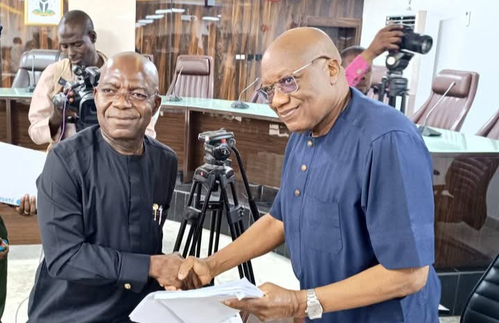 BREAKING: Sam Olumekun assumes duties as INEC’s Acting Chairman