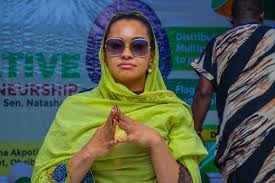 Just In: Embattled Senator Natasha ‘mobbed’ as she lands in Kogi (photos/video)