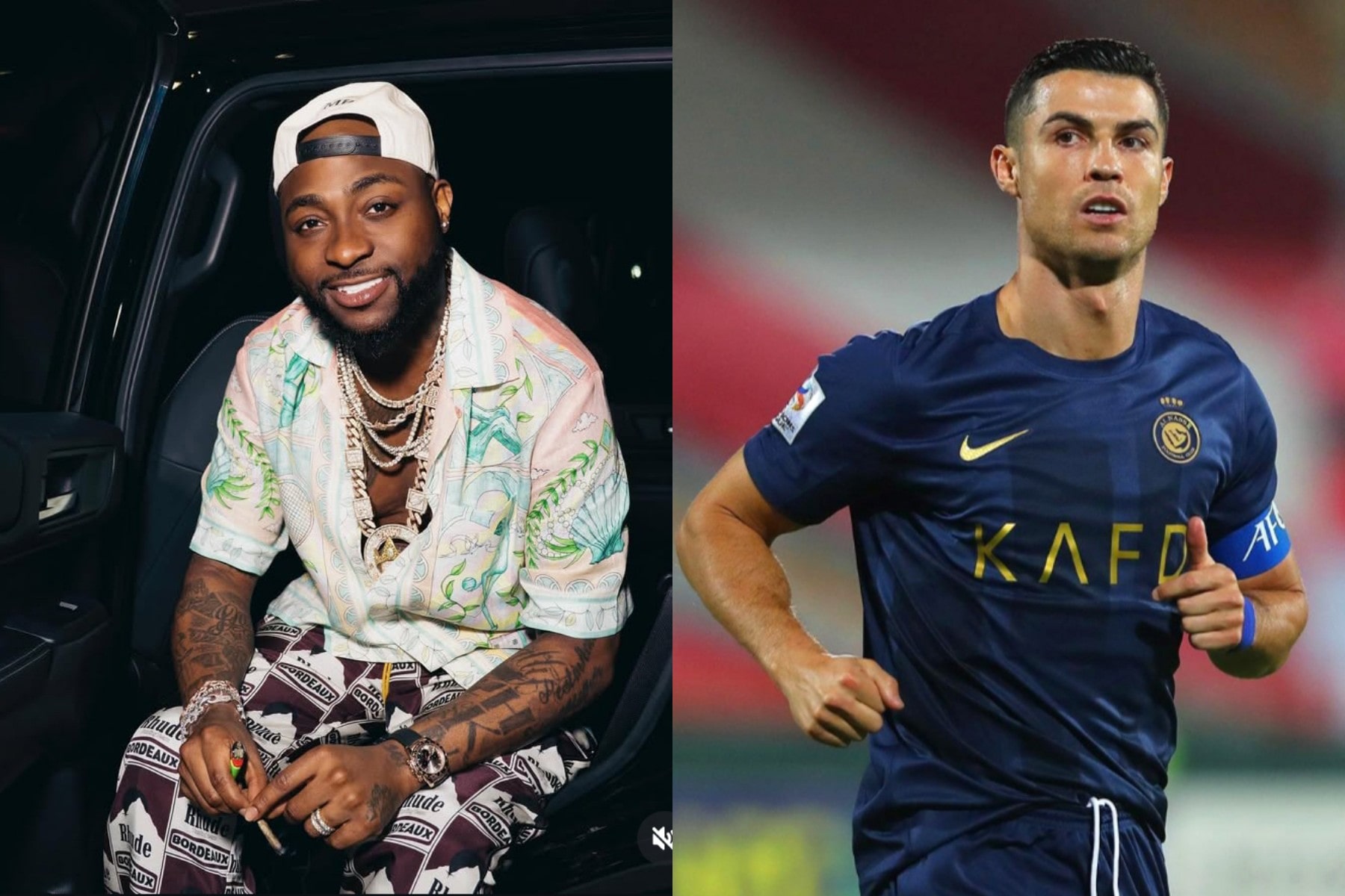 How Cristiano Ronaldo stood me up after honouring his invitation – Davido