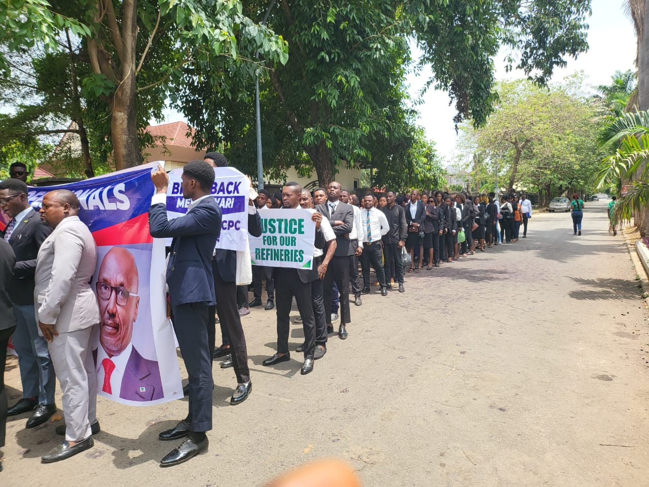 Alleged corruption: Anti-Mele Kyari protest rocks Saudi Arabia embassy