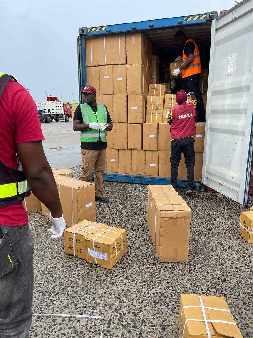 Anti-narcotics war: NDLEA nabs two Britons, N6.5bn opioids intercepted in Lagos, Rivers ports