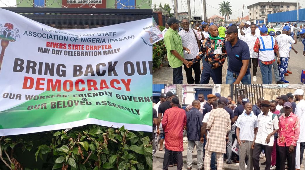 Rivers NLC holds protest march in solidarity for Fubara