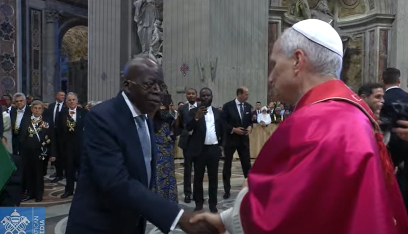 What President Tinubu said at Pope Leo XIV’s inaugural mass
