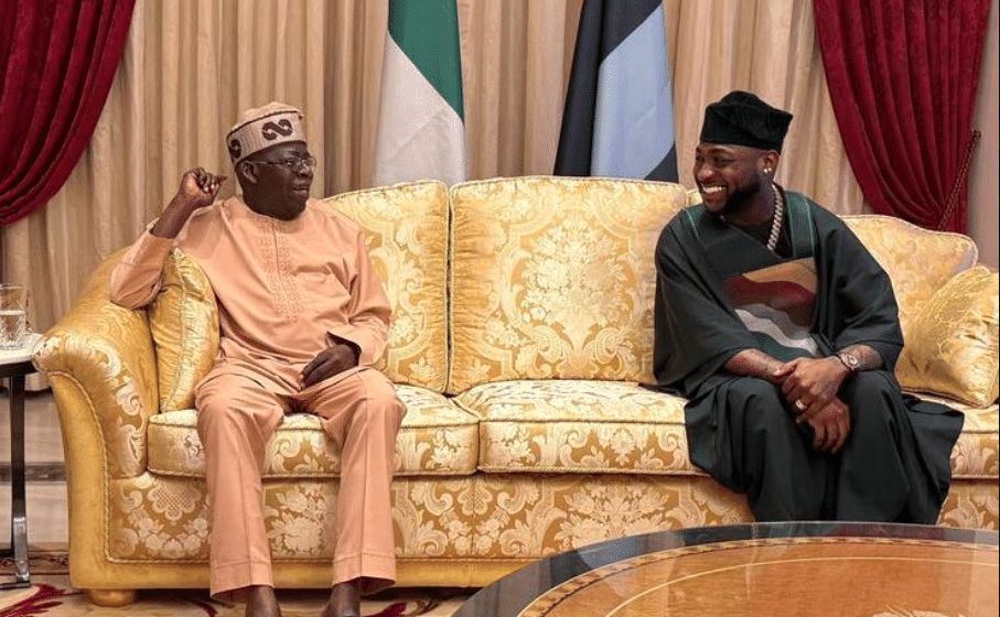 You have finally joined APC – Reactions as Davido visits President Tinubu in Lagos