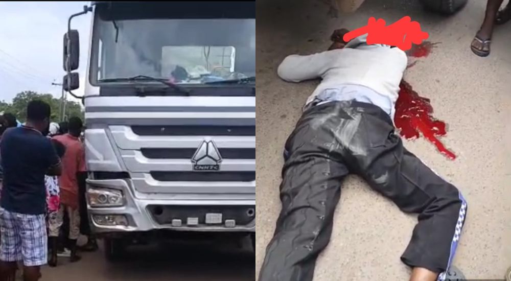 Commercial motorcyclist dies after crashing into truck in Lagos
