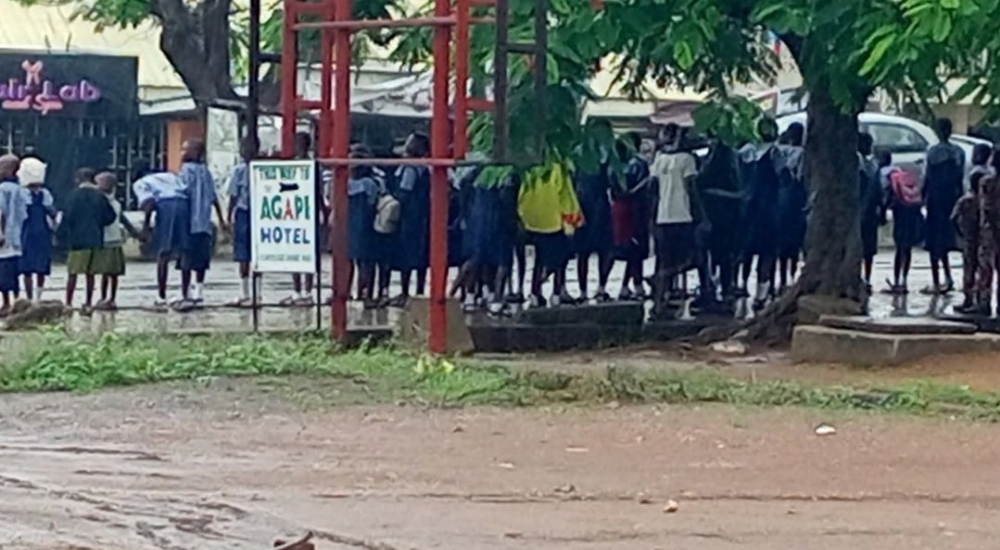 Benue Gov under fire for making school children welcome President Tinubu under rain