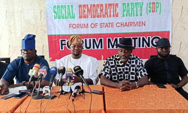 SDP State chairmen back suspension of national chairman