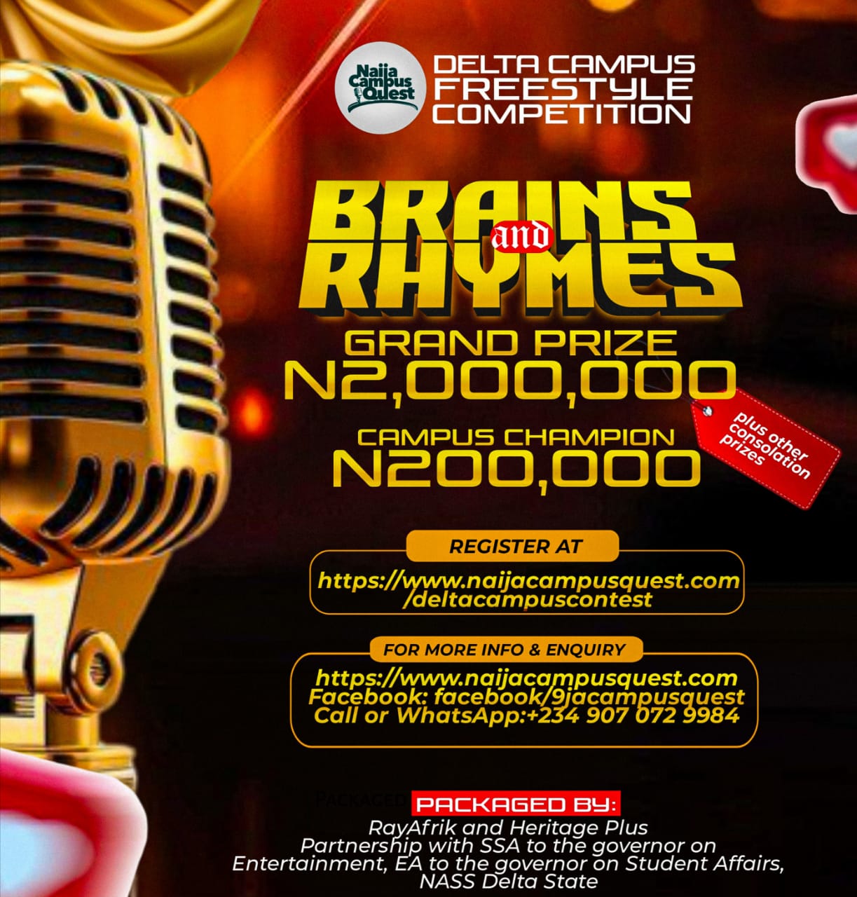 Empowering the Next Generation: RayAfrik Launches ‘Naija Campus Quest’ in Delta
