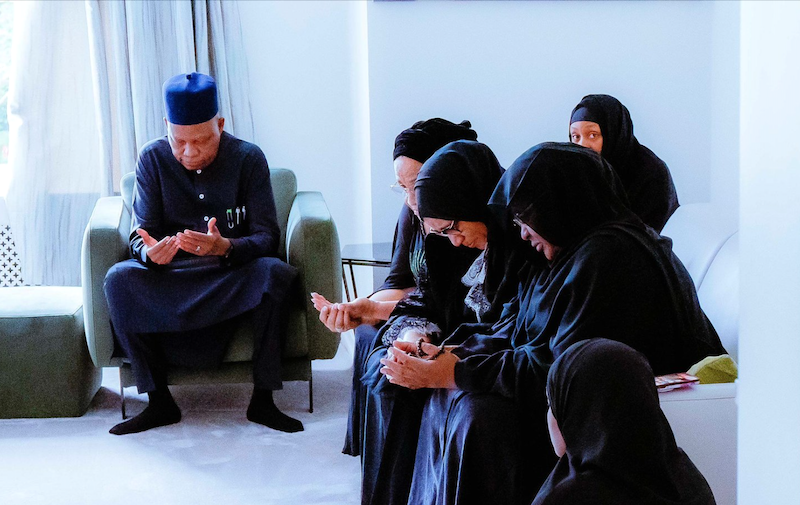 Shettima visits Buhari’s family in London