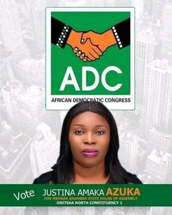 Justina  Azuka makes history as first ADC female candidate to win election