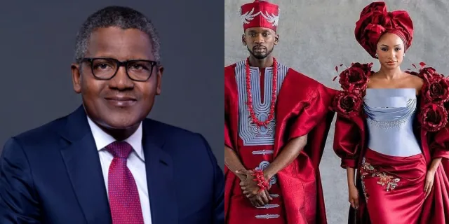 What Dangote said at Temi, Mr Eazi’s wedding in Iceland